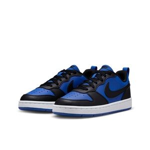 Nike Court Borough Low Recraft GS / Game Royal/White/Black /Blue - Size 7 Y